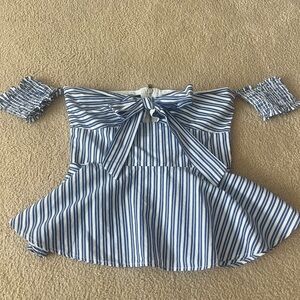 Bebe off the shoulder top